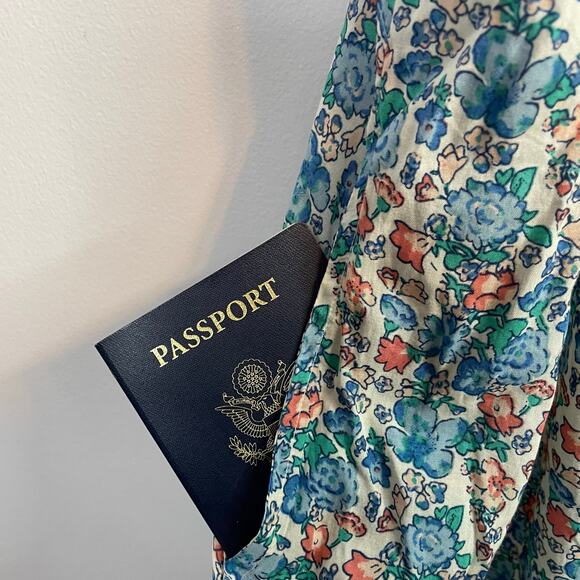 Free People Molly Jo Floral Midi Sleeveless Dress Prairie Cottage Bohemian XL - Picture 8 of 17